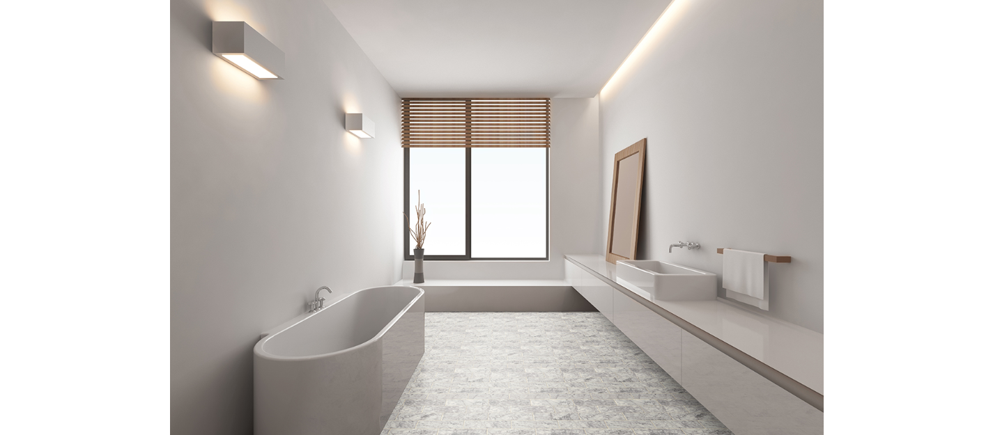 CARRARA WHITE SUBWAY TILE POLISHED BEVELED 4X12