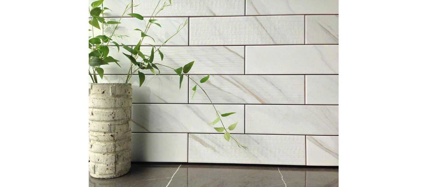 CLASSIQUE WHITE CALACATTA GLOSSY 4X16 MIX