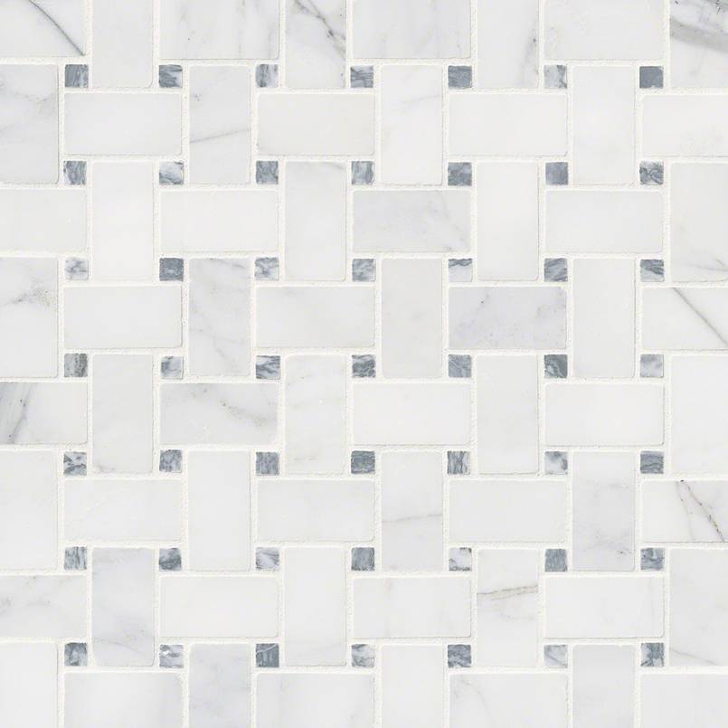 CALACATTA CRESSA BASKETWEAVE HONED